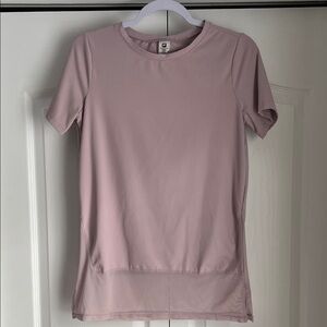 Fabletics Light Pink Short Sleeve Tee